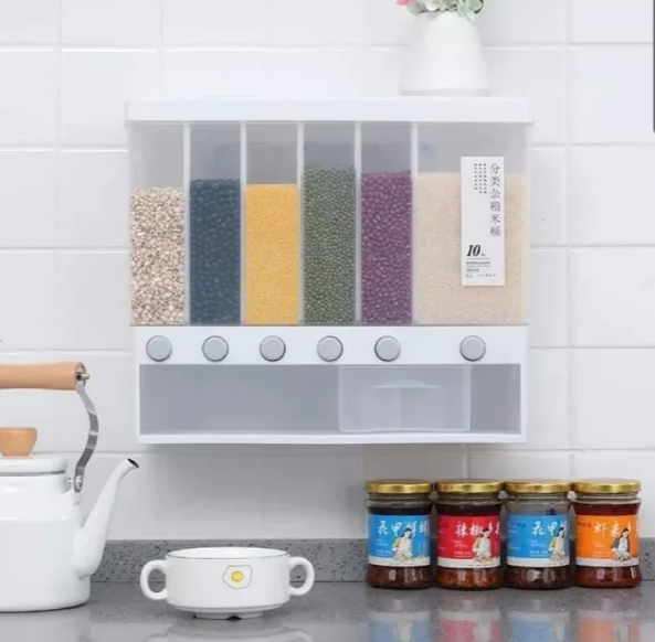 Rice Dispenser Dry Food Dispenser Kitchen Storage Kitchen Rack